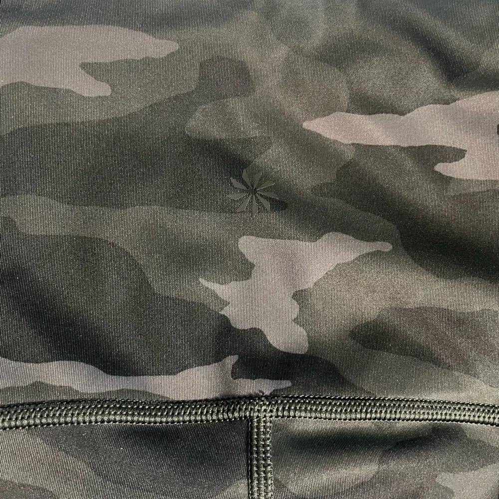 Athleta Ultimate Camo 7/8 Tights Women’s 3X Black Gray Leggings - Picture 9 of 10